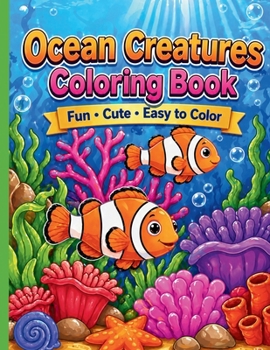 Ocean Creatures Coloring Book