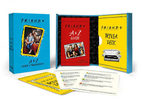 Paperback Friends: A to Z Guide and Trivia Deck Book