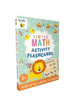 Misc. Bright Bee Simple Math Activity Flashcards: With Slide Tabs to Reveal Answers for Ages 5 & Up Book