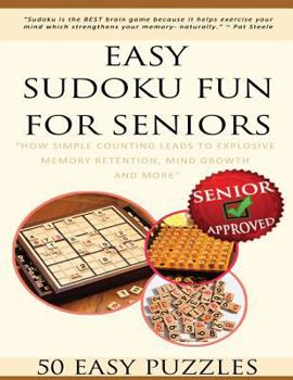 Paperback Easy Sudoku Fun For Seniors Book