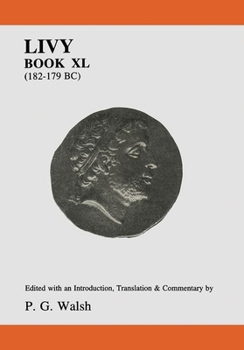 Hardcover Livy: Book XL Book