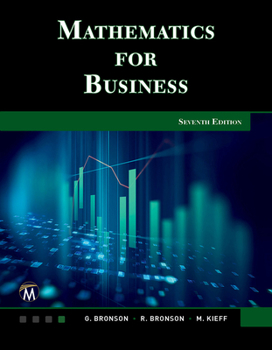 Hardcover Mathematics for Business Book