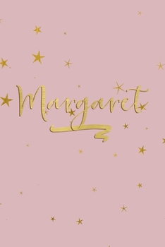 Margaret: Personalized Journal to Write In | Rose Gold Line Journal