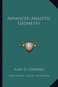 Paperback Advanced Analytic Geometry Book