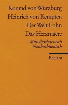 Turtleback Der Welt Lohn Das Herzmaere [German] Book