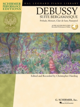 Paperback Debussy - Suite Bergamasque: Prelude, Menuet, Clair de Lune, Passepied Book