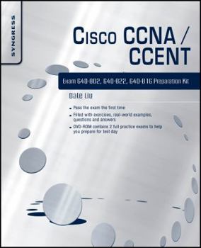 Paperback Cisco Ccna/Ccent Exam 640-802, 640-822, 640-816 Preparation Kit [With CDROM] Book