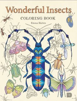 Paperback Wonderful Insects Coloring Book