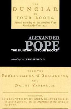 Hardcover Alexander Pope: The Dunciad in Four Books Book