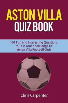 Paperback Aston Villa Quiz Book