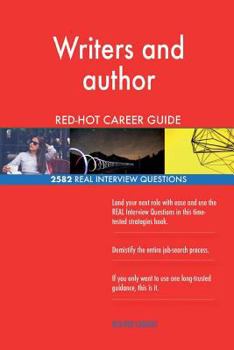 Paperback Writers and author RED-HOT Career Guide; 2582 REAL Interview Questions Book
