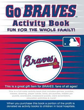 Paperback Go Braves Activity Book