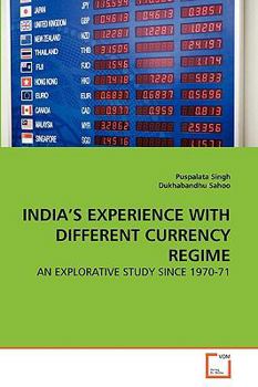 Paperback India's Experience with Different Currency Regime Book
