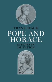 Paperback Pope and Horace: Studies in Imitation Book