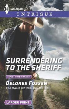 Mass Market Paperback Surrendering to the Sheriff [Large Print] Book