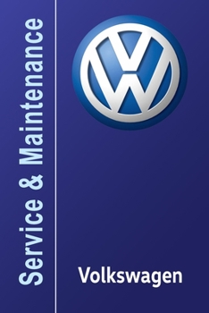 Paperback VW Volkswagen Service and Maintenance Book