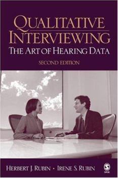 Paperback Qualitative Interviewing: The Art of Hearing Data Book