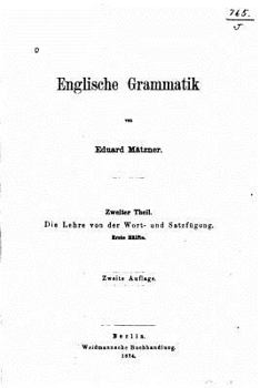 Paperback Englische Grammatik, Volume 2 [German] Book