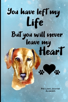 Pet Loss Journal Azawakh: Guided Prompt Keepsake Workbook