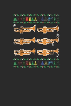 Paperback Christmas Trumpet: Graph Paper Notebook (6" x 9" - 120 pages) Christmas Themed Notebook for Daily Journal, Diary, and Gift Book