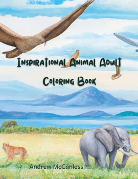 Paperback Inspirational Animal: Adult Coloring Book