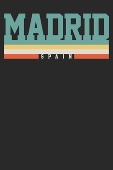 Paperback Notebook: Madrid Ruled 6x9 120 Pages Book