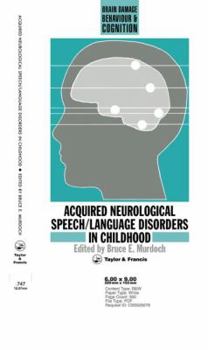 Acquired Neurological Speech/Language Disorders in Childhood