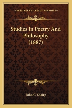 Paperback Studies In Poetry And Philosophy (1887) Book