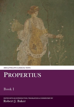 Hardcover Propertius: Book I [Latin] Book