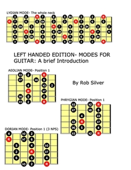 Paperback Left Handed Edition- Modes for Guitar: A brief introduction Book