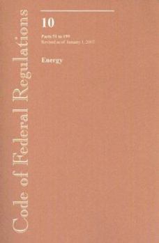 Paperback Code of Federal Regulations Title 10 Book