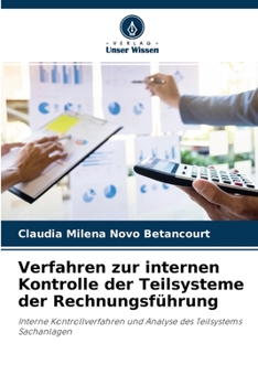 Paperback Verfahren zur internen Kontrolle der Teilsysteme der Rechnungsführung [German] Book