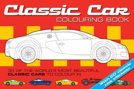 Paperback Classic Car Colouring Book
