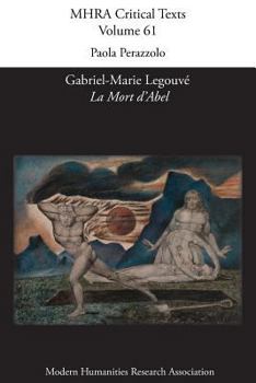 Paperback Gabriel-Marie Legouvé, 'La Mort d'Abel' [French] Book