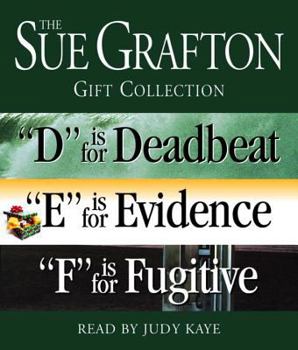 Sue Grafton DEF Gift Collection: "D" Is for Deadbeat, "E" Is for Evidence, "F" Is for Fugitive - Book  of the Kinsey Millhone