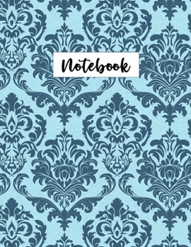 Notebook: Lined Dreaming Blue Notebook (Memory Book, Journal, Diary), 100 pages, 8.5 x 11, Journal Matte Finish