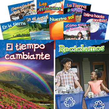 Paperback Let's Explore Earth & Space Science Grades K-1 Spanish, 10-Book Set [Spanish] Book