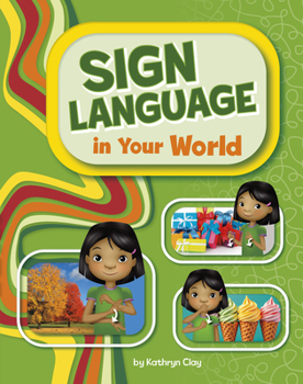 Library Binding Sign Language in Your World Book