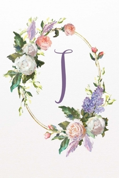 I: White Pink Floral 2020 Weekly Planner 6”x9” (White Pink Floral 6”x9” Planner Alphabet Series - Letter I)