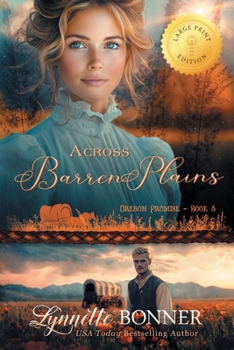 Paperback Across Barren Plains, Large Print Edition Book