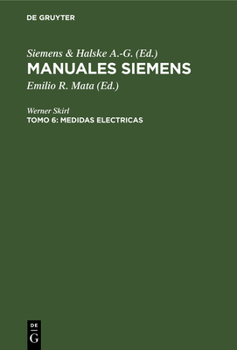 Hardcover Medidas Electricas [Spanish] Book