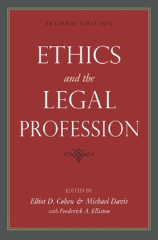 Paperback Ethics and the Legal Profession Book
