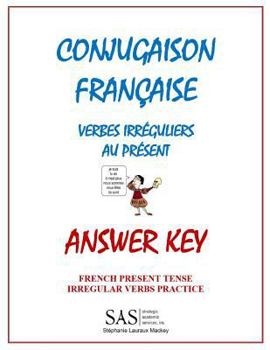 Paperback Conjugaison Francaise - Answer Key: French Irregular Verbs in the Present - Answer Key [French] Book