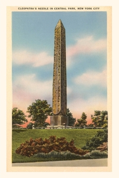 Paperback Vintage Journal Cleopatra's Needle, Central Park, New York City Book