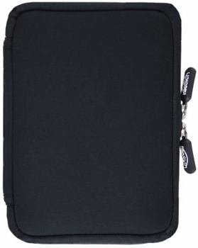 NeoSkin Kindle Zip Sleeve, Black (Fits Kindle and Kindle Paperwhite, Neoprene Kindle Cover, Kindle Case)
