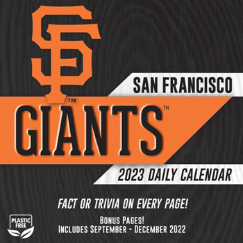 Calendar San Francisco Giants 2023 Box Calendar Book