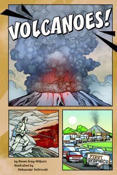 Paperback Volcanoes! Book