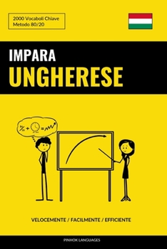 Paperback Impara l'Ungherese - Velocemente / Facilmente / Efficiente: 2000 Vocaboli Chiave [Italian] Book