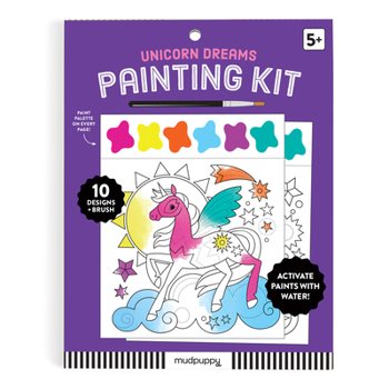 Paperback Unicorn Dreams Painting Kit Book