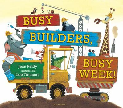 Board book Busy Builders, Busy Week! Book